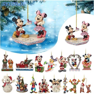 Disney Mickey Minnie Mouse Decorações Pingente De Natal Árvore Pendurado Ornamento Festa Decoração Presente