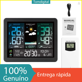 Relógio Digital Barométrico, Medidor De Temperatura E Umidade