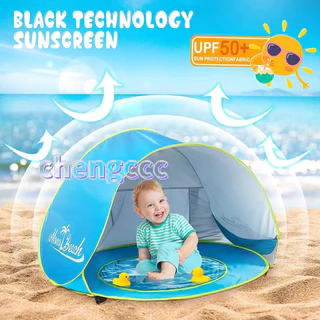 Tenda ao ar livre praia beira-mar guarda-sol portátil dobrável simples barraca de brinquedo infantil