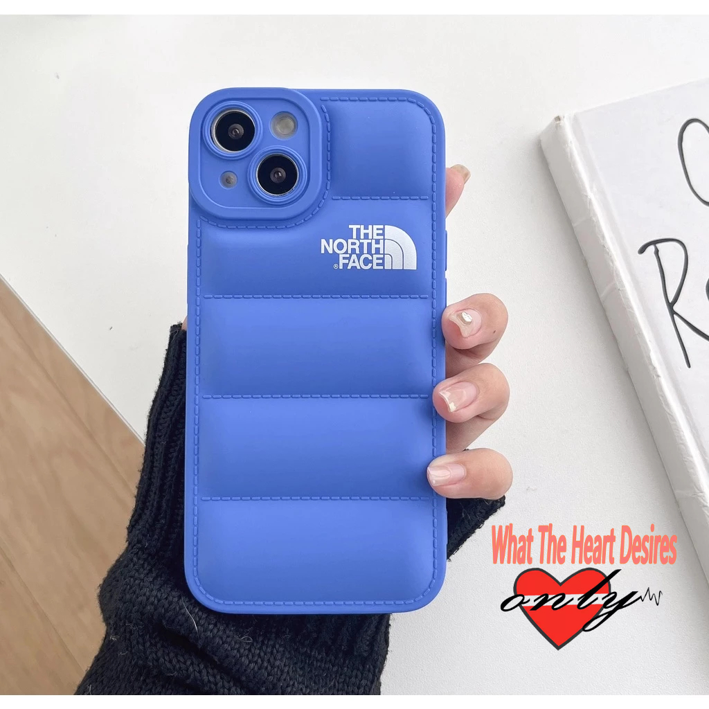 Celular North Face 3D Caso de telefone flexível, resistente ao impacto, marca de luxo adequada capinha iphone 11 13 12 14 Pro MAX XS MAX XR 8 Plus