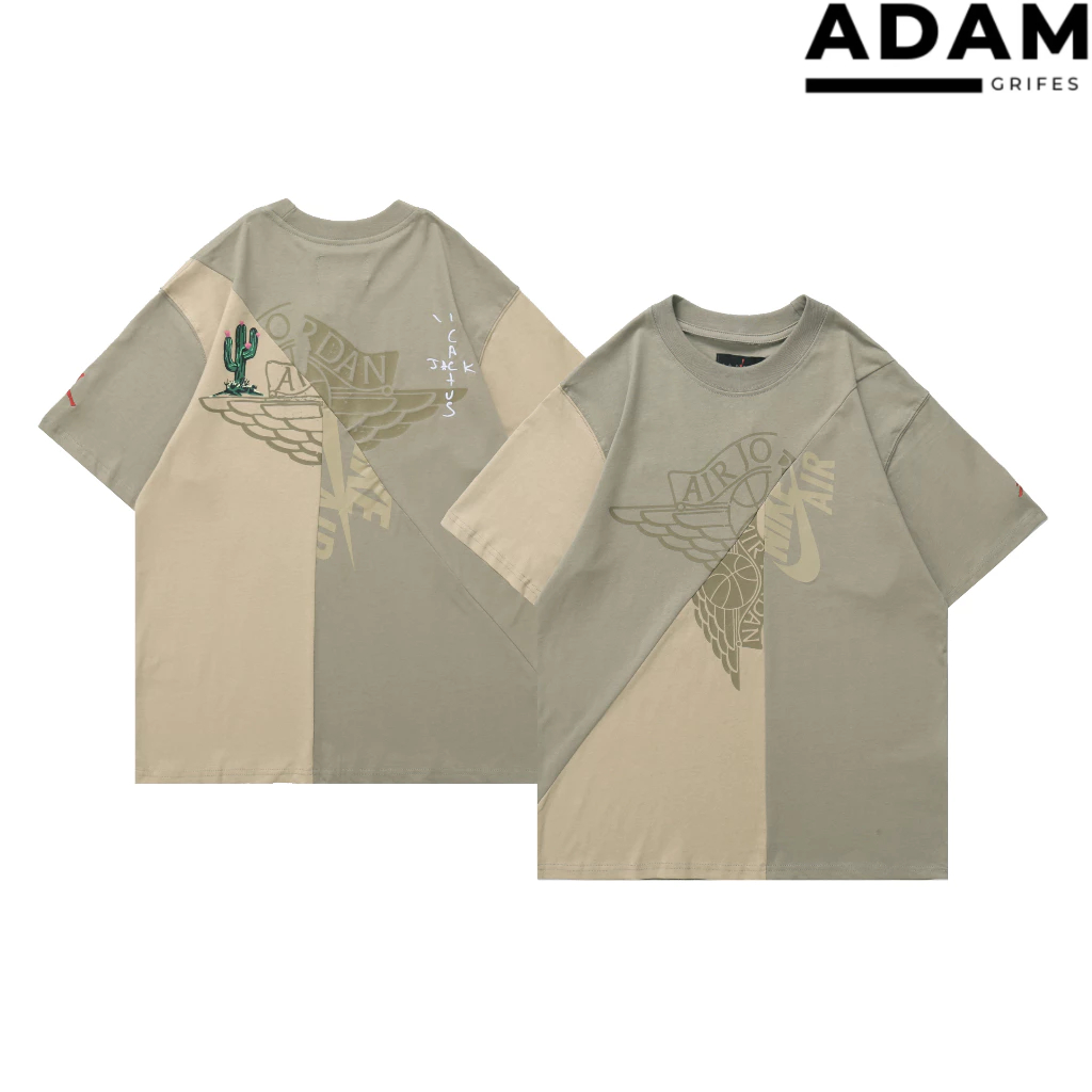 Camiseta Air Jordan 6 x Travis Scott grife masculina import marca