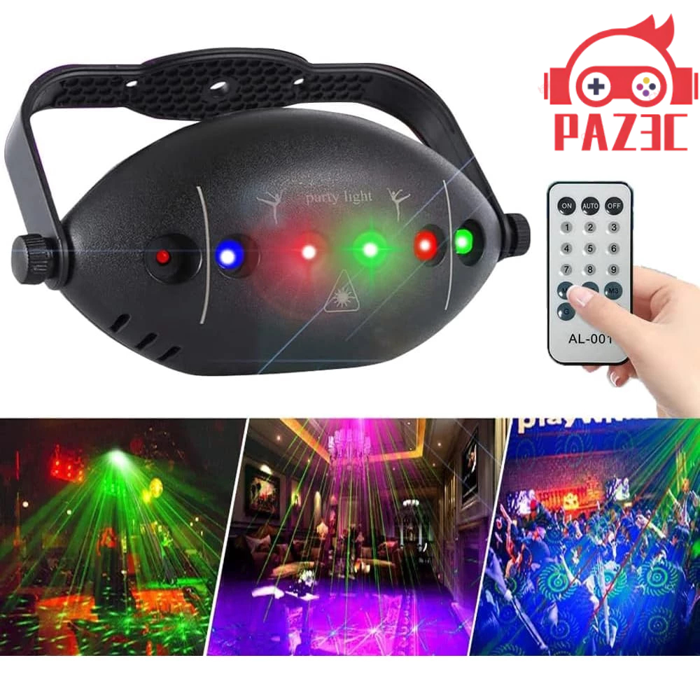 Luzes De Festa, baiamser Disco Lights 72 Efeitos Som Ativado Luzes Do Palco Iluminação Estroboscópica Do Projetor com Controle Remoto, para o Quarto Home Decor Bar Rave Karaoke Presentes de Aniversário