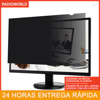 Filtro De Tela De Privacidade Reversível De Alta Transmissibilidade 30 ° Filme Anti-Brilho Invisível UV Para Monitor De 24'Com Relação De Aspecto 16 : 9