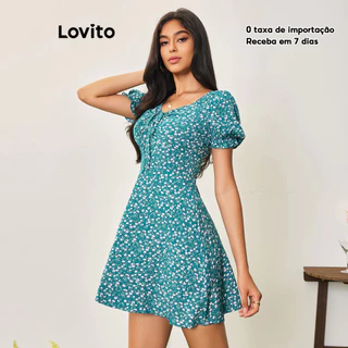 Lovito Casual Vestido Feminino Floral LBA05078