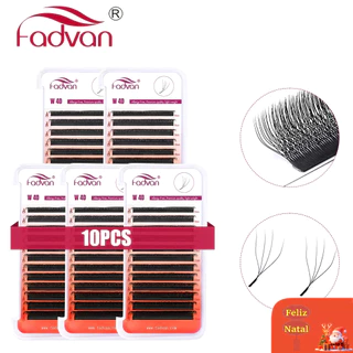 10pcs FADVAN 4D W Pestanas Fornecedores De Extensão De Profissionais Por Atacado cílios