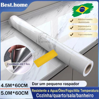 Adesivos de cozinha Resistente a Agua/Óleo/Fogo/Alta Temperatura - Usável em fogão/armário/porta Inovação com Filme