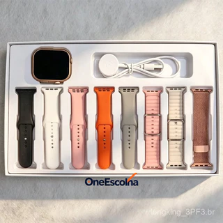 [7 Pulseiras+] Oferta Especial Smartwatch S20 PRO/MINI Unisex Chamada Bluetooth Original Relogio Inteligente presente