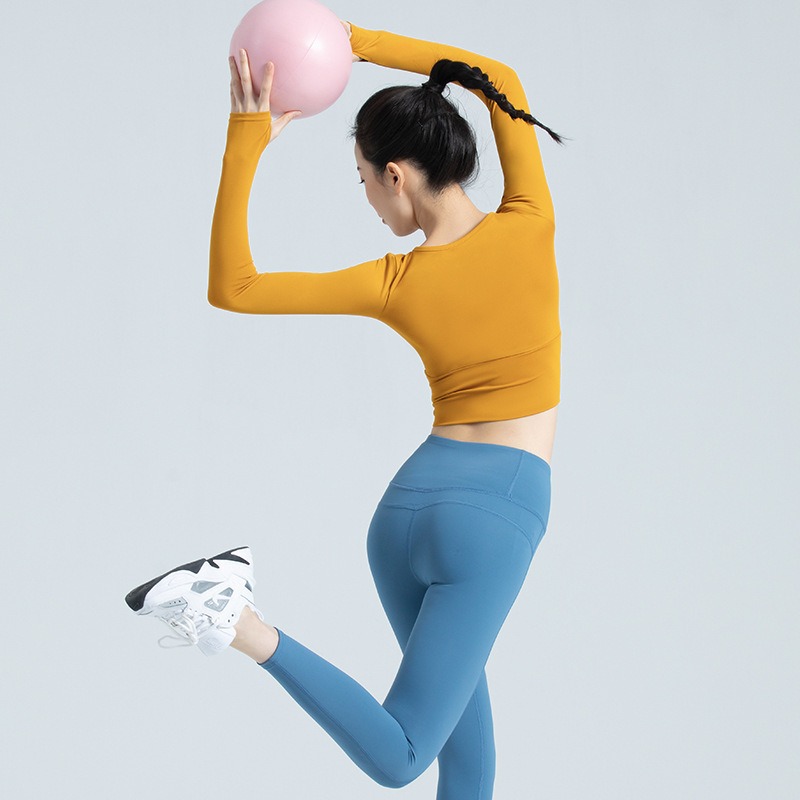 Alphalete nova calça de ioga sem costura europeia e americana esporte Peach  bunda fitness calça calça alta cintura justa mulher