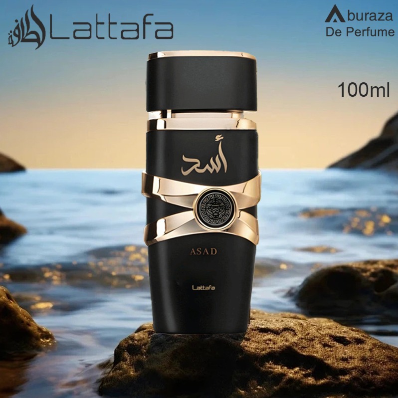 Perfume Árabe Lattafa Asad Bourbon Masculino Eau de Parfum