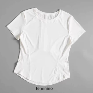 Camisa feminina de manga curta Fever Apple CXHS parece boa