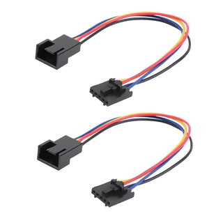 Linha De Cabo Adaptador De Ventilador De PC Padrão De 2 Unidades De 5 Pinos Para 4 Dell