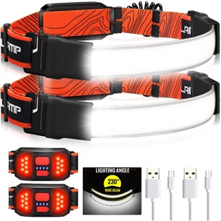 Farol De Trabalho Com Núcleo COB LED 3 Níveis De Escurecimento display Inteligente Para Caminhadas Carregamento USB 18650 Bateria De Lítio Integrada