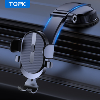 [TOPK D39-C Suporte De Telefone Para Carro Atualizado Ajustável Horizontalmente E Vertical