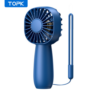 [TOPK Mini Ventilador Portátil Pessoal Com Bateria Recarregável USB 3 Velocidades Ajustáveis