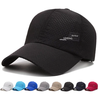 Novo Chapéu De Verão Bonés De Secagem Rápida Esportivos Respiráveis Unisex Breathable De Beisebol