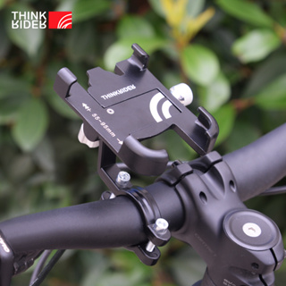 ThinkRider MTB Phone Mount Stand Suporte De Telefone Móvel De Bicicleta De Alumínio Rotativo 360 Ajustável Ciclismo Sem Escorregamento