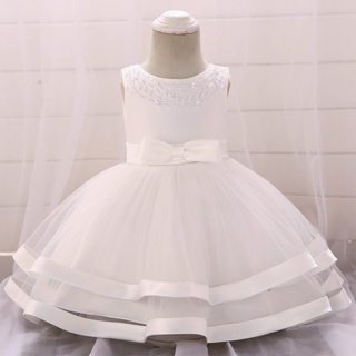 [Baby Girl 3-4 Month Ball Gown Party Baptismo De Casamento Batismo De Noiva Vestido De Princesa De Renda