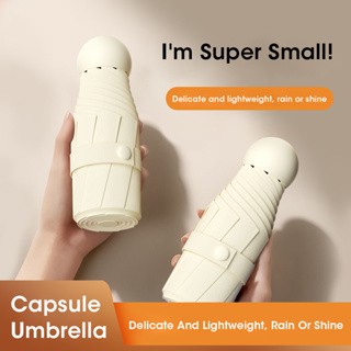 Mini guarda-chuva redondo Sunny Rain Round Umbrella Portátil à prova de ultravioleta