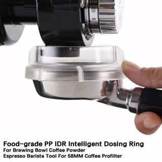 58MM Anel Dosador Inteligente Espresso Barista Profiltro Para Pó De Café Em Tigela De Cerveja 58MM De Ferramenta Anti-Voo