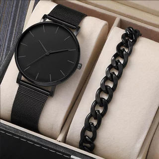 [Value Choice] Balança de relógio de quartzo simples para senhoras de negócios Casual Ladies Net Strap Watch