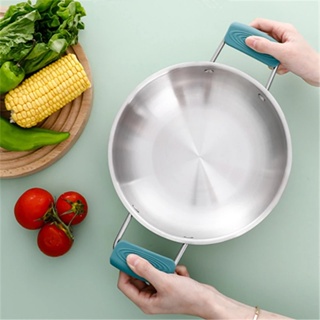 Anti-escaldeamento Cabo de Pote Resistente a Alta Temperatura Fivela de Silicone Caixa Protetora 2 Pcs