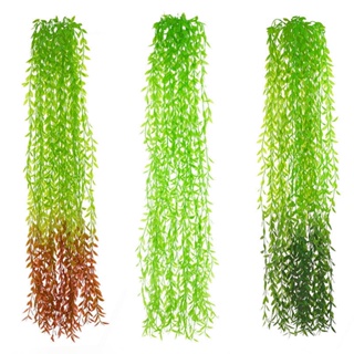 Planta Artificial 1pc Hera Vermelha Verde Salgueiro Decoração Casa Jardim Folha De Videira Festa Pendurada Falsas Flores