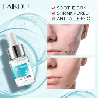LAIKOU PRO Cutin Repairing Serum Shrink Pores Soro Reparador De Poros Suavizantes Pele Anti-Envelhecimento Hialuronato De Sódio Danificada 12ml