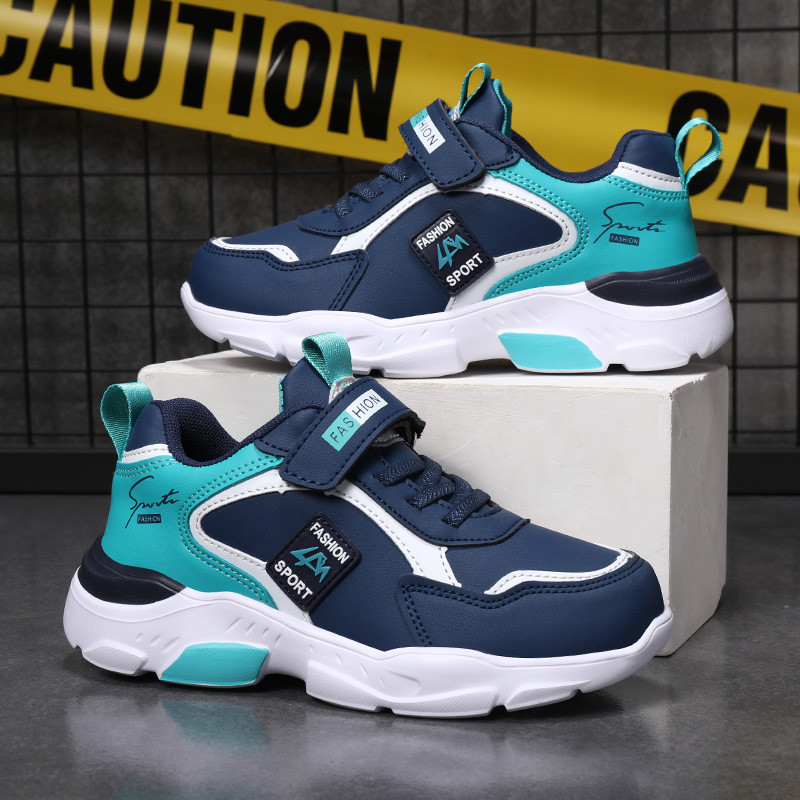 Sapatos Escolares Para Crianças Meninos Tênis Respirável De Verão Hook & Loop Students School Shoe Size28-40