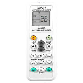 Universal K-1028E Controle Remoto Aircond 1000 Em 1 Todos Os Modelos De Marcas AC Suportado LCD A/C