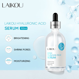 LAIKOU Soro De Ácido Hialurônico Hidratante Poros Encolhíveis Suavizar A Pele 100ml
