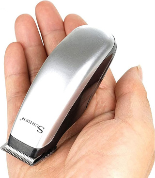 Xuke Mini Clipper de Cabelo Clipper de Cabelo Portátil Doméstico NZ-608 Navalha Elétrica a Bateria Seca