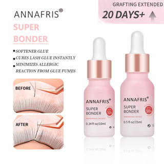 ANNAFRIS 10ml/15ml Super Bonder For Eyelash Extension Quick Drying Adesivo De Cola De Cílios De Longa Duração Para Pestanas