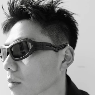Óculos De Sol Para Esportes Ao Ar Livre Mulheres 2000S 90S Estética Y2K Masculinos Vintage Shades Moda Punk Goggle Cool Eyewear Pernas Onduladas
