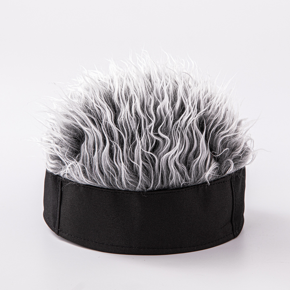 Cabeleira Bonita Peruca De Cabelo Curto retro hip hop Chapéu De Senhorio Com Capuz De Feijão