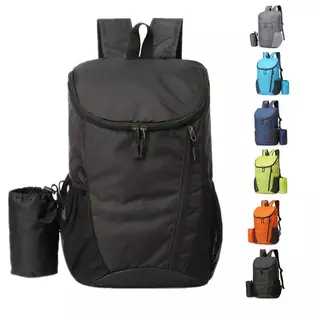 Mochila Dobrável De Montanhismo Leve Repelente De Água Material De Nylon Para Esportes Ao Ar Livre Acampamento De Viagem