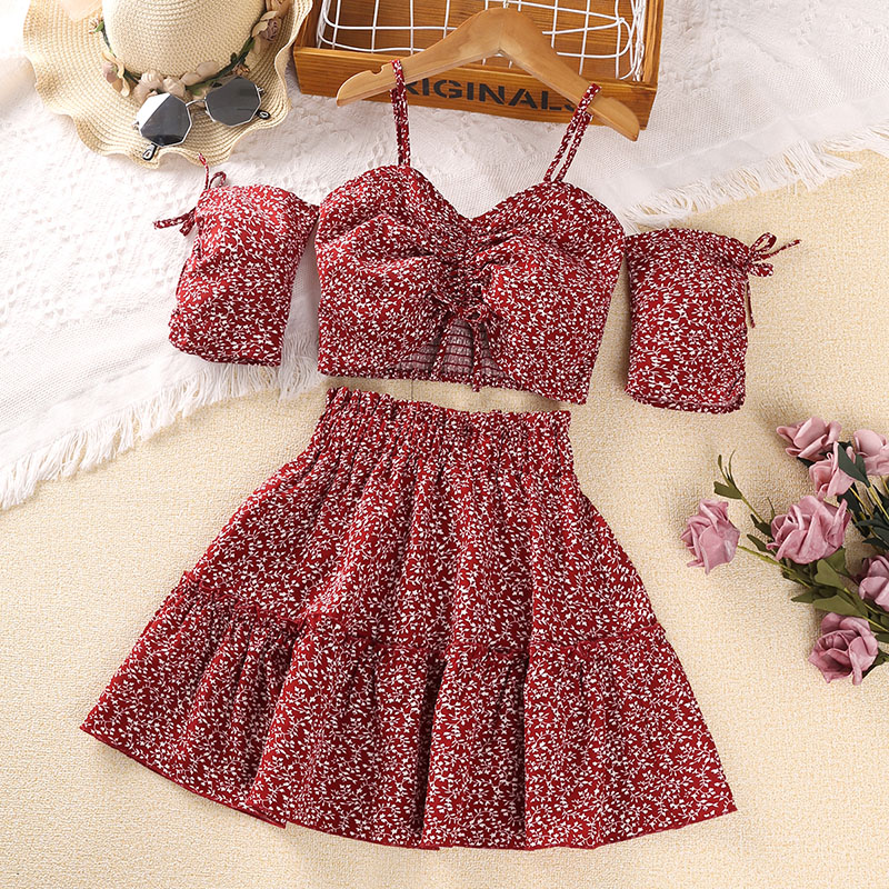 Conjunto Infantil Feminino Cor Única Gola Redonda Manga Longa +