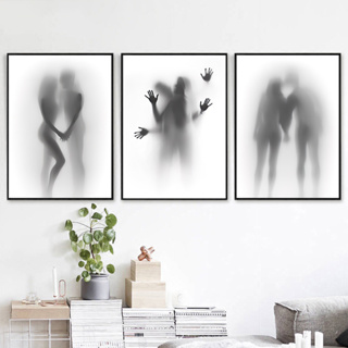3pcs 15,7 * 23,6in/40cm * 60cm Pintura Em Tela De Arte Para Parede De Sombra Sem Moldura Sala De Estar Cuadros Decor No Frame