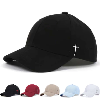 1 Unisex Side Cross Baseball Cap Cap Capa de Baseball Outdoor Protetor Solar Ajustável Chapéu Casual Adequado para Homens Mulheres Quatro Estações Festa de Viagem à beira-mar