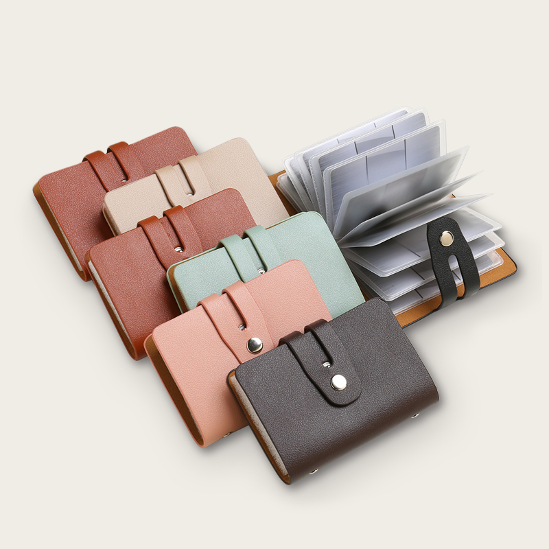 24 ranhuras para cartões Anti-Degaussing Escova Anti-Roubo Porta-cartões Porta-cartões Porta-cartões Porta-cartões Leve e Fino Cartão de Crédito Cartão de Crédito Pequeno Saco Simples de Armazenamento