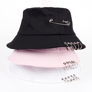 1 Unisex Hoop Bucket Hat Chapéu de Caçamba Unisex Hoop Chapéu de Proteção Solar Exterior Chapéu Casual Adequado para Homens Mulheres Quatro Estações Festa de Viagem à beira-mar