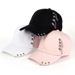 1 Unisex Side Hoop Baseball Cap Capa de Baseball Outdoor Protetor Solar Ajustável Chapéu Casual Adequado para Homens Mulheres Quatro Estações Festa de Viagem à beira-mar