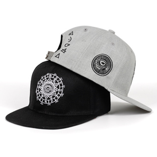 1 Chapéu Unisexo de Olhos Grandes Bordados Unisexo Chapéu de Hip-Hop para o Exterior Protetor Solar Ajustável Chapéu Casual Adequado para Homens Mulheres Quatro Estações Viagem Festa à beira-mar