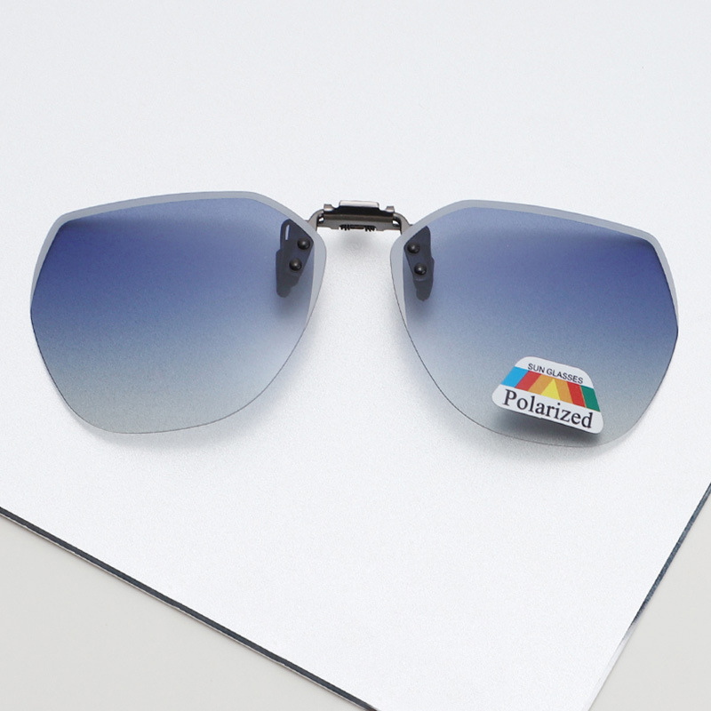 Onda Coreana Moderna Estilo Y2k Gradiente de Onda Coreana Anti-Ultravioleta Visão Noturna Dirigindo Óculos de Sol Anti-Brilho Homens Mulheres Clip