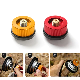 Adaptador De Tanque De Gás De Alumínio , Conversor De Fogão A Para Acampamento Ao Ar Livre , Conector De Queimador , De