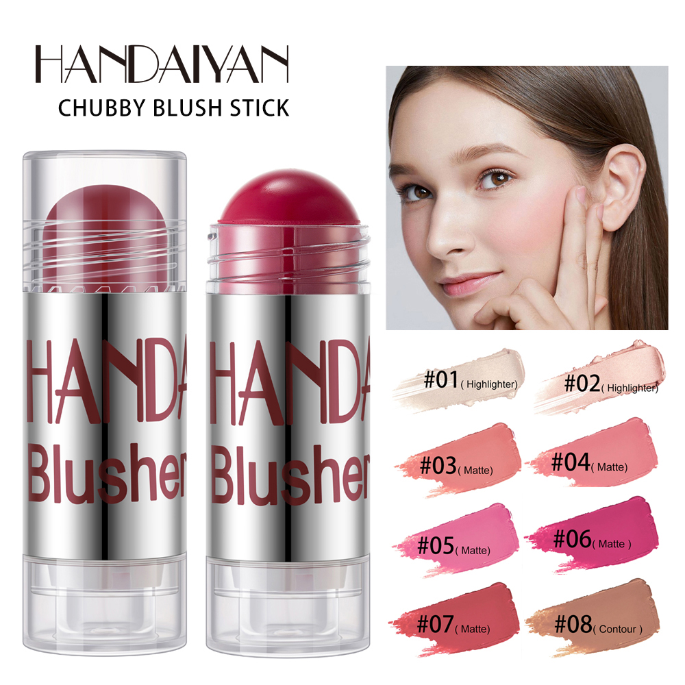 Chubby Crayon Blush Stick Hidratação Juvenil Caneta Blush Rouge Creme de Tira Blush Stick Rouge