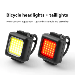 Mountain Bike luz farol da bicicleta luz da cauda ao ar livre ciclismo lanterna cabeça e luz traseira combinação