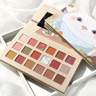 Paleta de sombras de gato de 18 cores em Super quente perolado à prova d