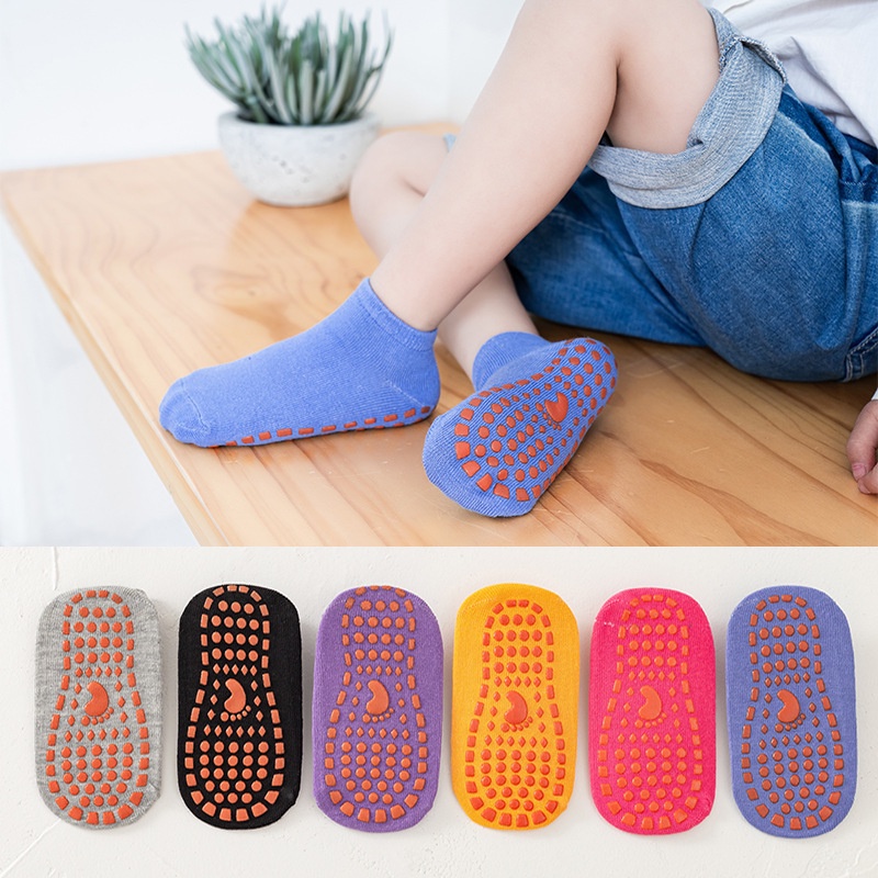Meias De Bebê Elásticas Antiderrapantes Para Crianças De 1-4 Anos De Idade