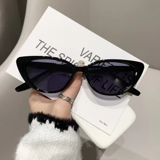 Moda Verão Óculos De Sol Retrovisores Hip-hop Olho De Gato Estética Eyewear