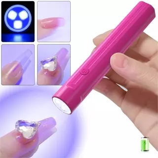 Lâmpada Recarregável Para Unhas , Manicure Portátil , Lâmpadas Led Caneta , Mini Falsas , Secador , Máquina De Luz Esmal